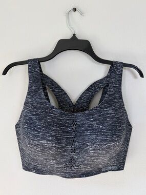 Victoria’s Secret Sport 36DD Charcoal Angel Max Laser Cut Sports Bra Workout Gym